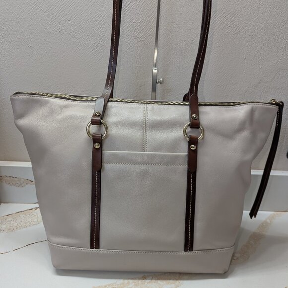 Dooney & Bourke large beige tote/shoulder bag. EUC! - Picture 6 of 6